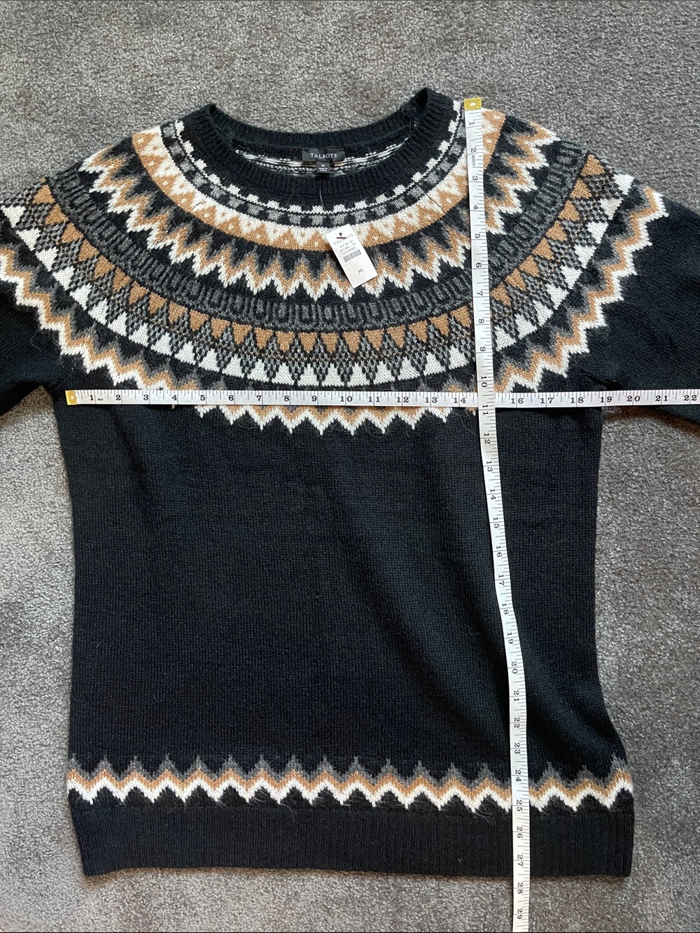 Talbots Fair Isle sweater